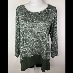 Coco Bianco 3/4 length sleeve shirt